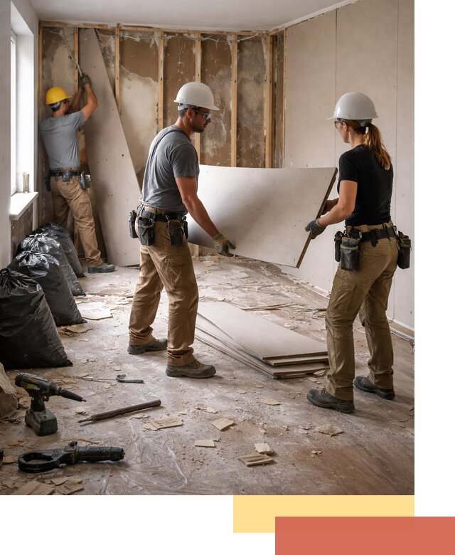 Демонтаж стеновых панелей в Кирове быстро и аккуратно