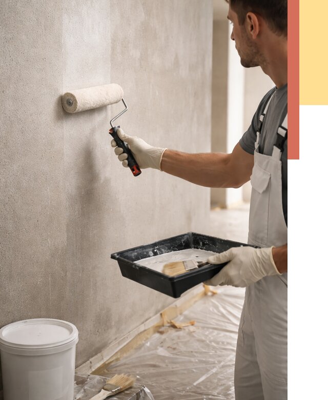 Грунтовка стен в Кирове от 2280 руб. м2 — быстро, недорого, с материалом | ОТДЕЛОЧНИК-Кри