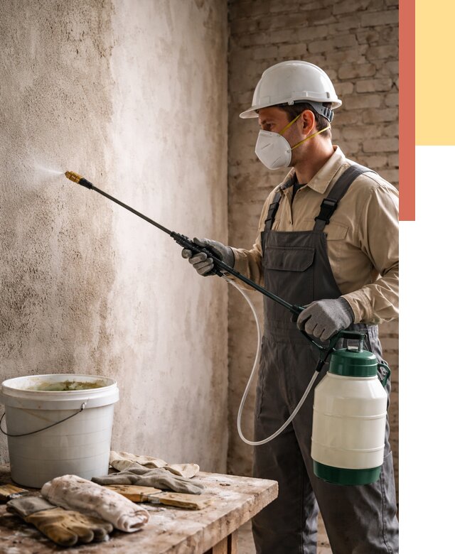 Антисептическая обработка стен в Кирове от 1243 руб. — быстро и недорого | ОТДЕЛОЧНИК-Кри