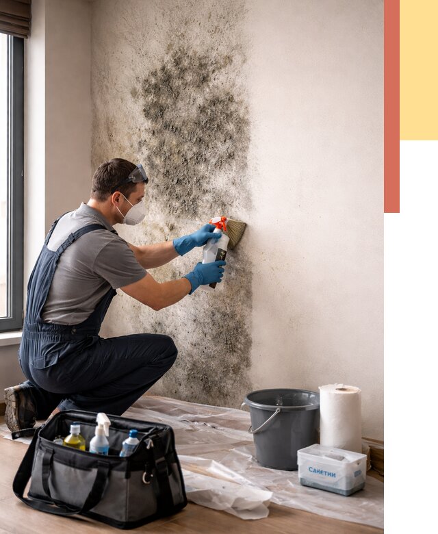 Удаление плесени со стен в Кирове от 2228 руб. — быстро и недорого | ОТДЕЛОЧНИК-Кри