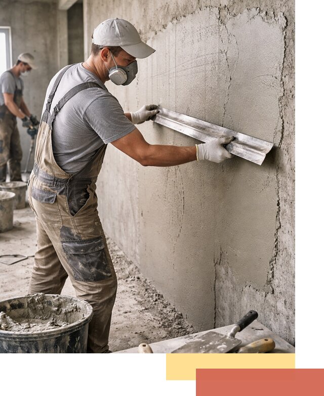 Штукатурка бетонных стен в Кирове качественно и долговечно