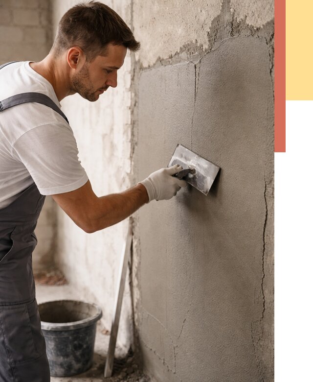 Штукатурка стен под плитку в Кирове от 4352 руб./м2 — выравнивание под плитку | ОТДЕЛОЧНИК-Кри