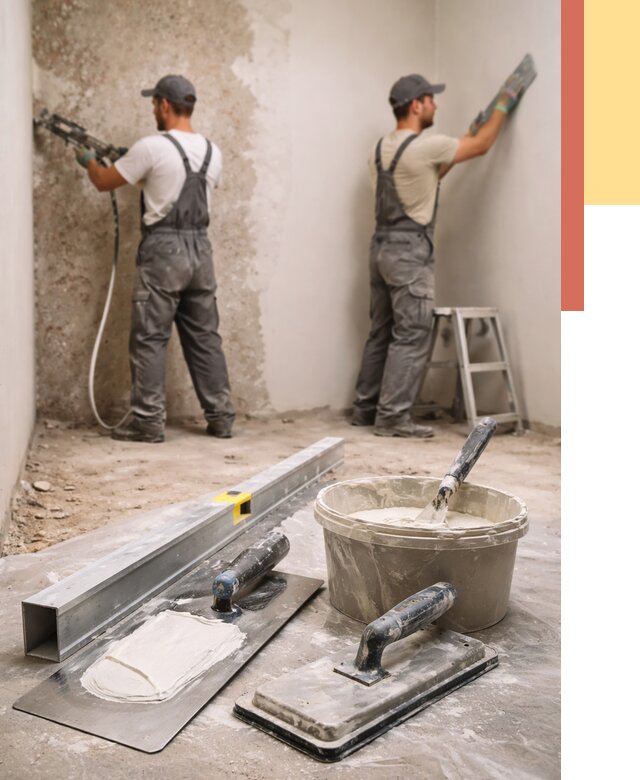 Штукатурка стен под обои в Кирове от 4663 руб./м2 — выравнивание под обои | ОТДЕЛОЧНИК-Кри