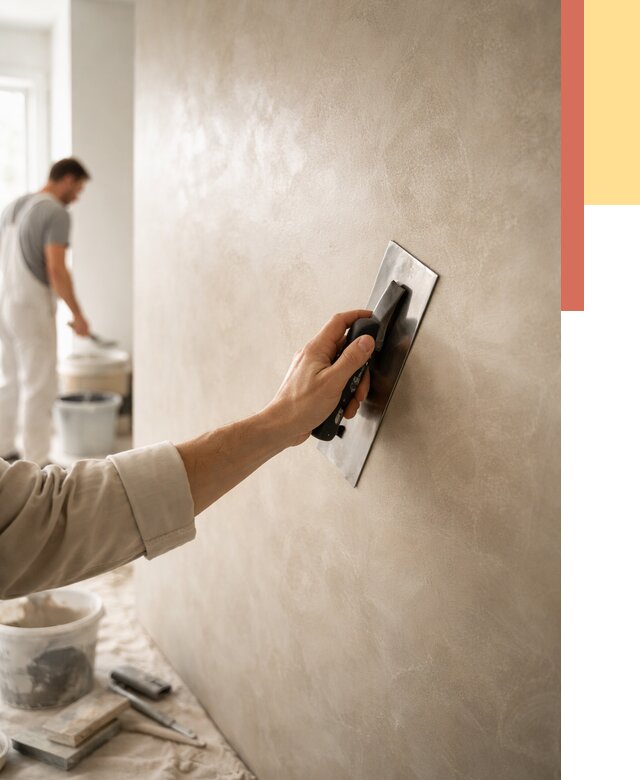 Венецианская штукатурка в Кирове от 3627 руб/м² — нанесение стен под ключ | ОТДЕЛОЧНИК-Кри