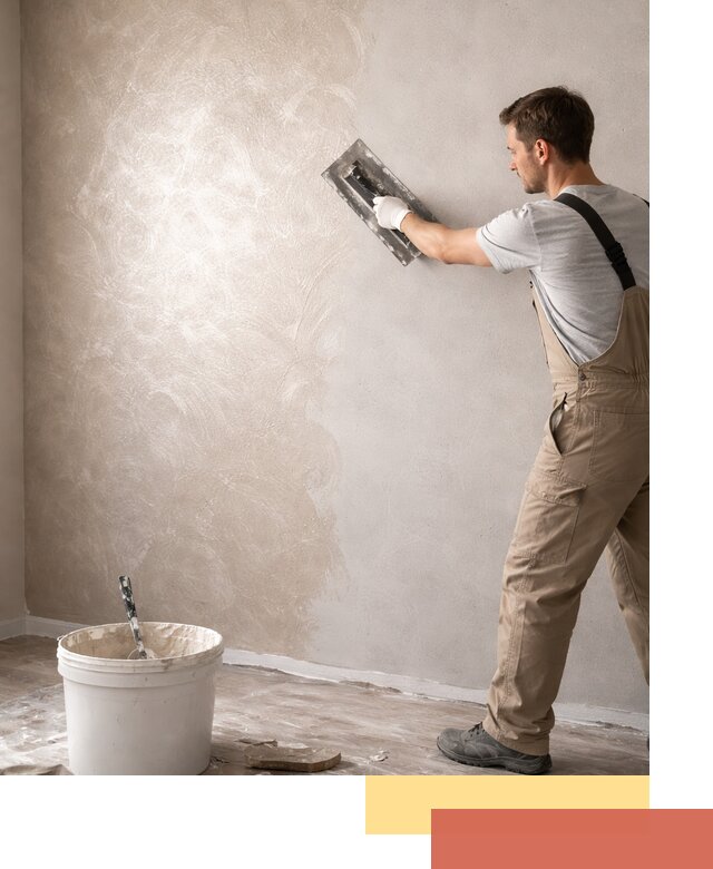 Декоративная штукатурка «Мокрый шелк» под ключ в Кирове