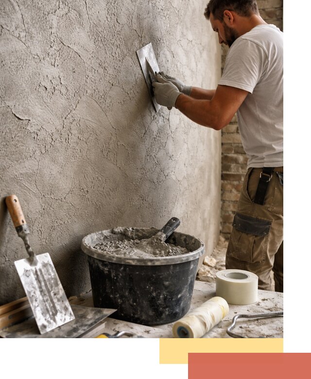 Декоративная штукатурка лофт в Кирове — отделка стен и потолков