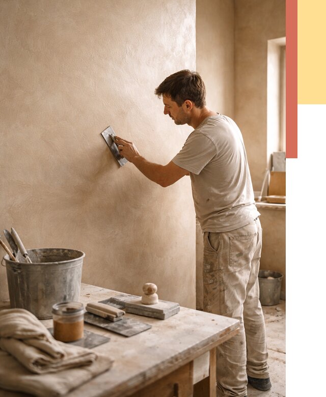 Марокканская штукатурка таделакт в Кирове под ключ от 4352 руб. | ОТДЕЛОЧНИК-Кри