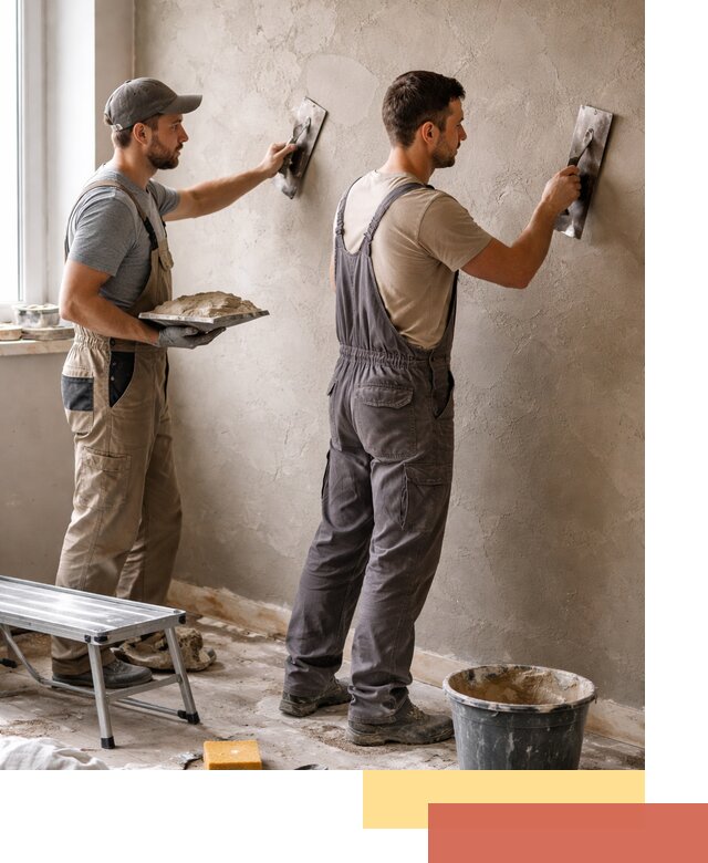 Ремонт декоративной штукатурки и восстановление фактуры в Кирове