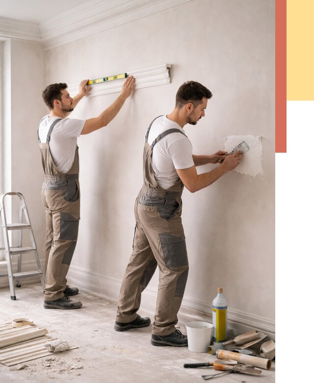 Монтаж лепнины на стены в Кирове от 4663 руб. — недорого, быстро | ОТДЕЛОЧНИК-Кри