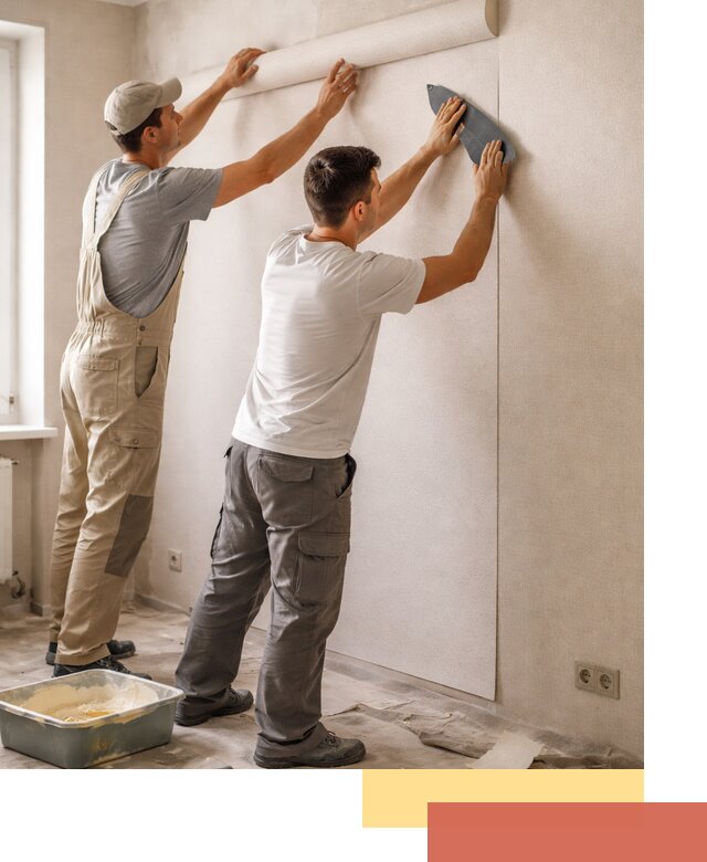 Поклейка виниловых обоев в Кирове профессионально и качественно