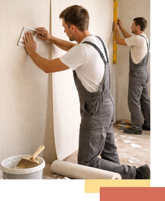 Поклейка бумажных обоев в Кирове качественно и недорого