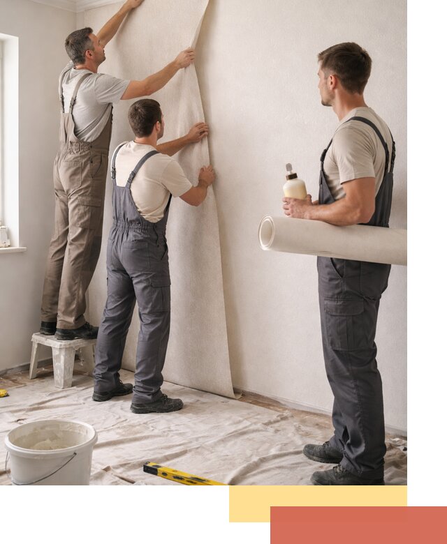 Оклейка стен обоями в Кирове — качественно и профессионально