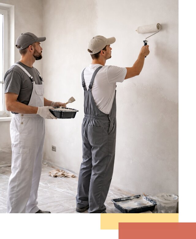 Покраска стен водоэмульсионной краской в Кирове