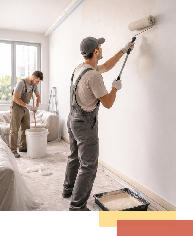 Покраска стен в офисе в Кирове — быстрый и качественный ремонт