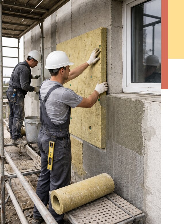 Утепление стен в Кирове от 4456 руб. под ключ — быстро и недорого | ОТДЕЛОЧНИК-Кри