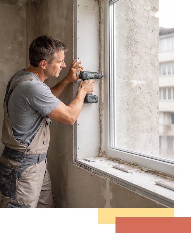 Монтаж гипсокартонных откосов в Кирове под ключ