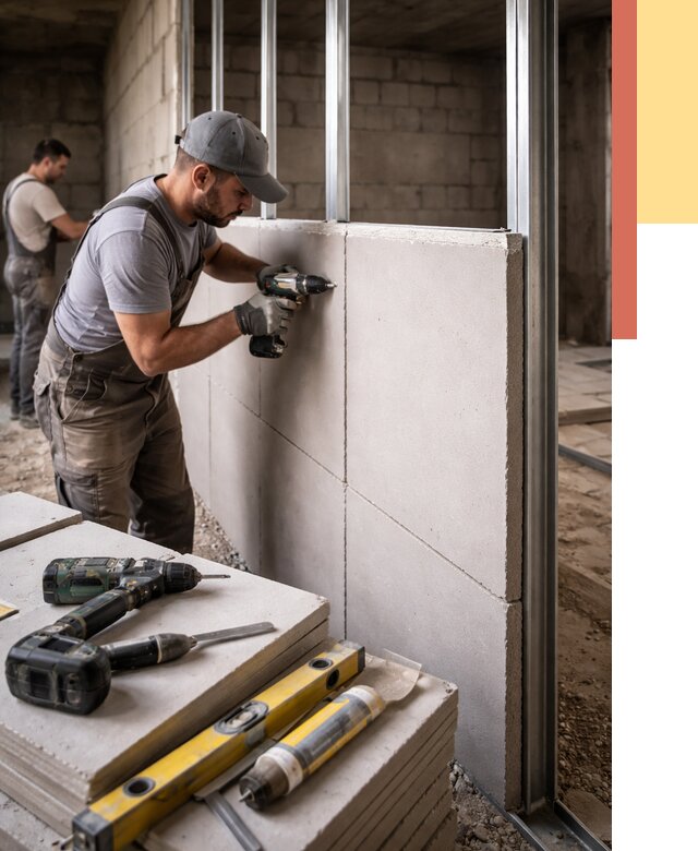 Кладка влагостойких перегородок ПГП в Кирове от 1243 руб. под ключ | ОТДЕЛОЧНИК-Кри