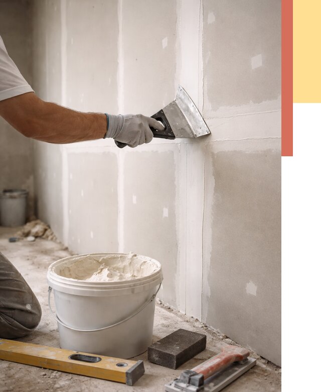 Шпаклевка перегородок из гипсокартона в Кирове от 2591 руб. — услуги ОТДЕЛОЧНИК-Кри