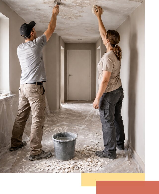 Удаление побелки с потолка в Кирове — быстро и аккуратно