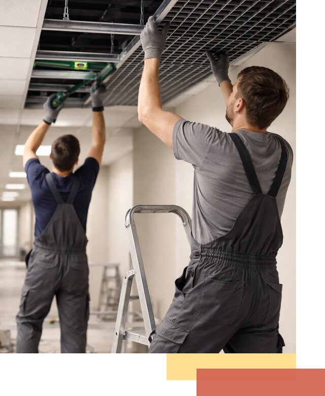 Монтаж потолка Грильято в Кирове: установка под ключ качественно