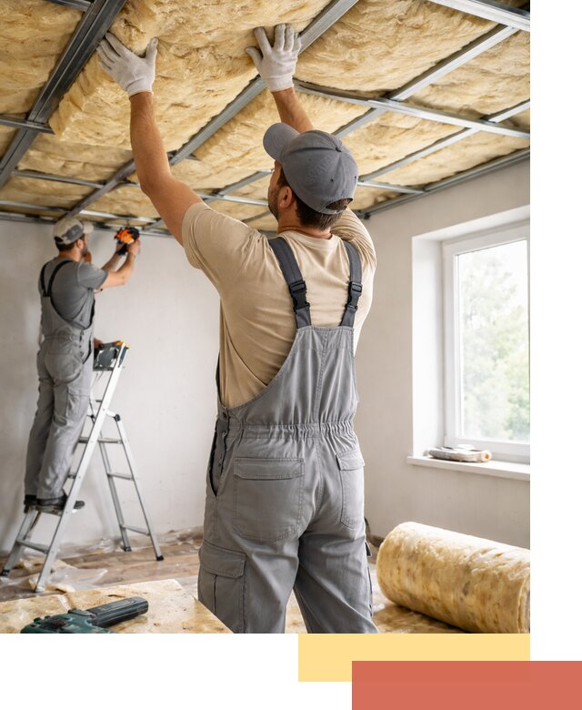 Утепление потолка под ключ в Кирове качественно и быстро