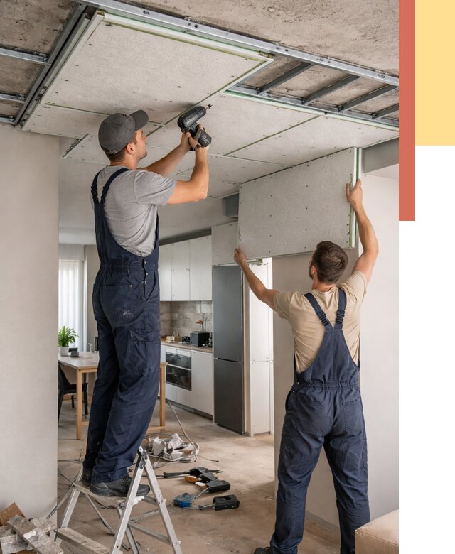 Шумоизоляция потолка панелями зипс в Кирове от 1917 руб. под ключ | ОТДЕЛОЧНИК-Кри